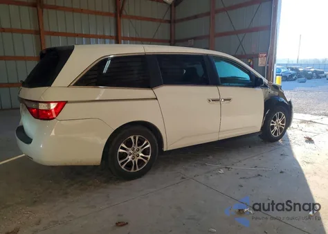 2013 Honda Odyssey Exl z USA, uszkodzony, nr VIN 5FNRL5H67DB048994